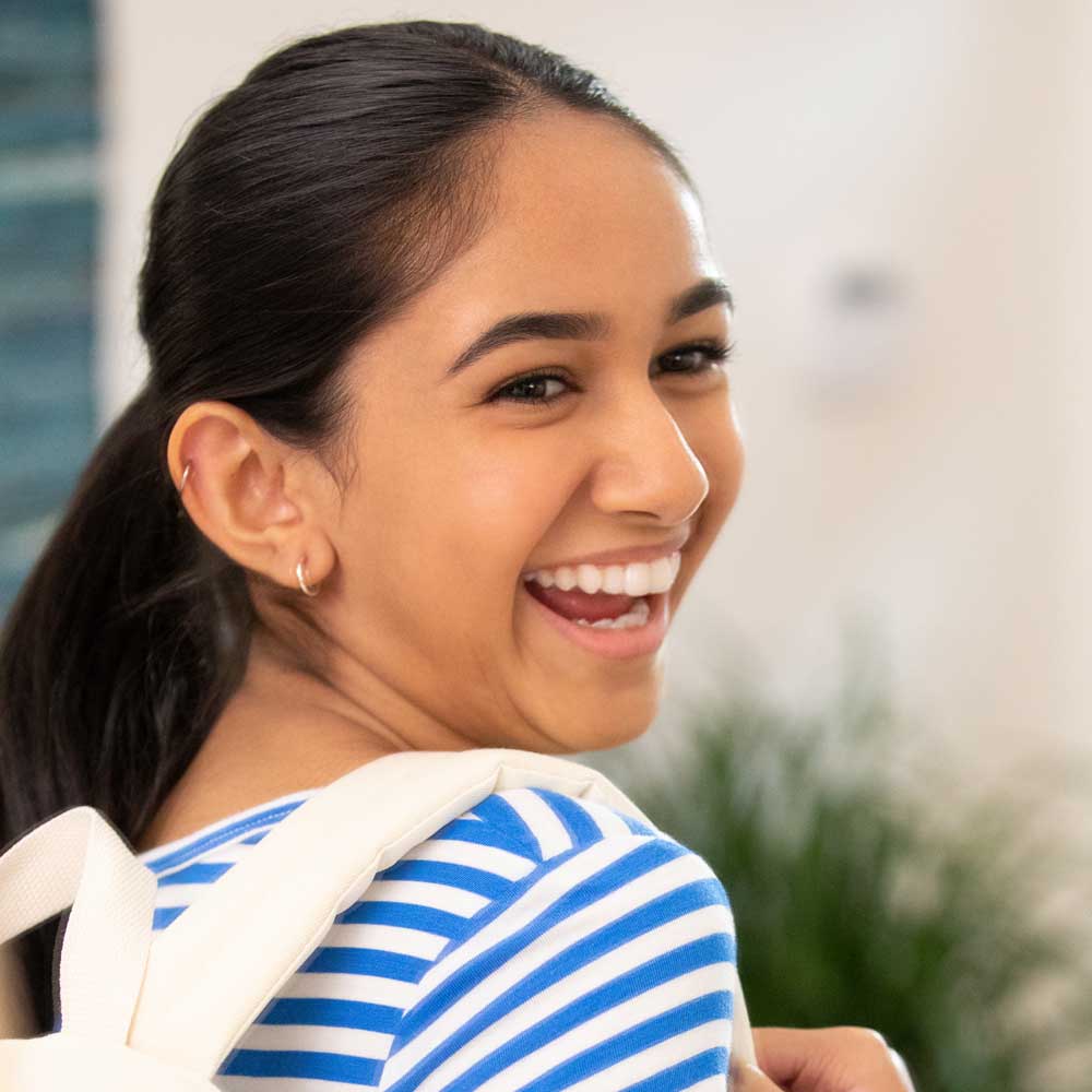 Invisalign patient smiling